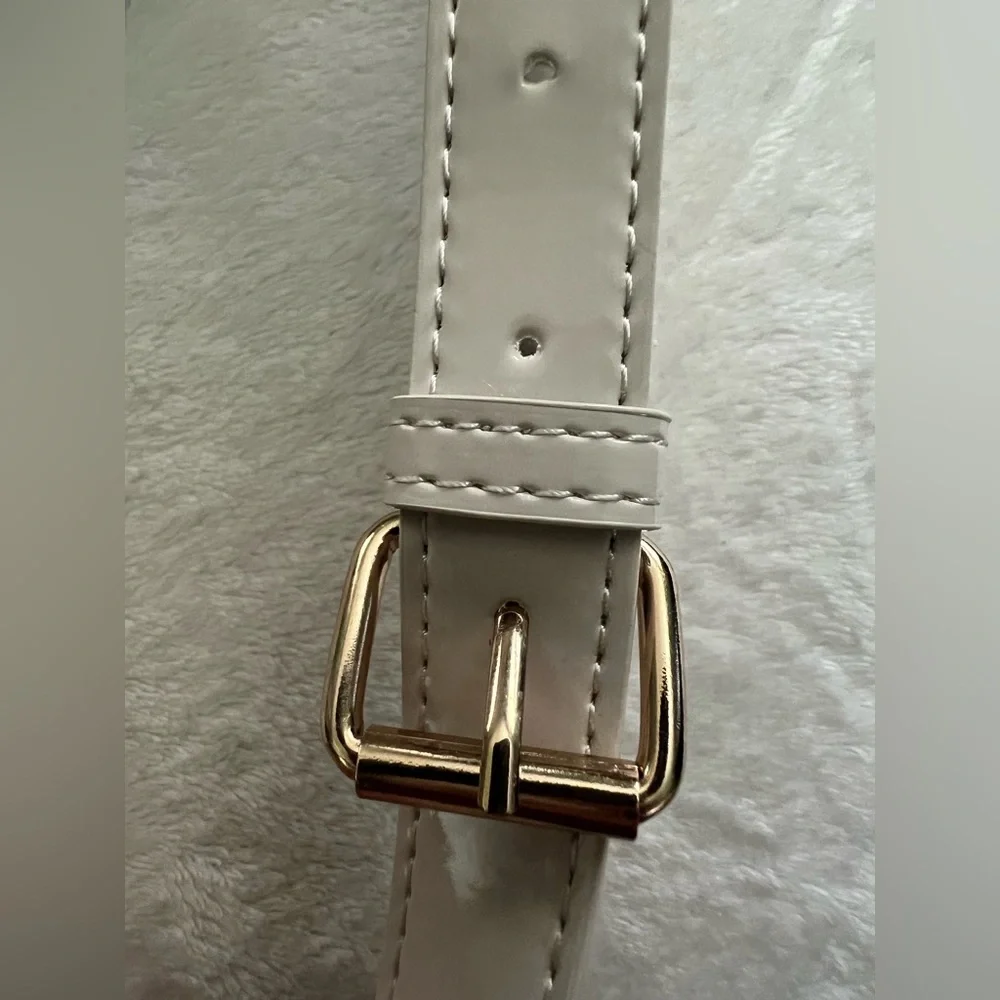 Juicy Couture Cream Crossbody Bag with Embossed Logo, NWT